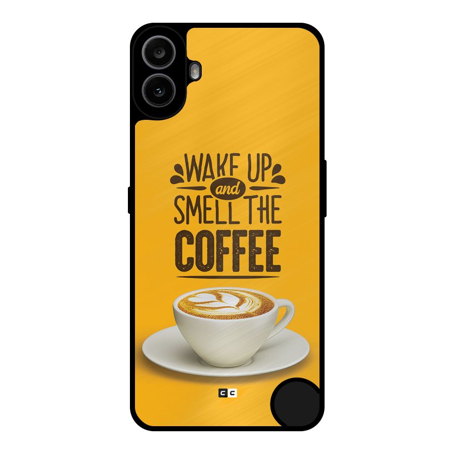 Wake Up Coffee Metal Back Case for Nothing CMF Phone 1