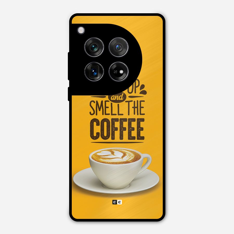 Wake Up Coffee Metal Back Case for OnePlus 12