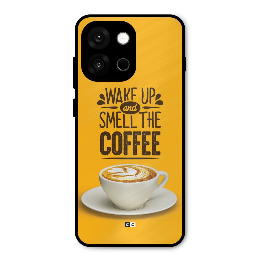 Wake Up Coffee Metal Back Case for OnePlus 13s