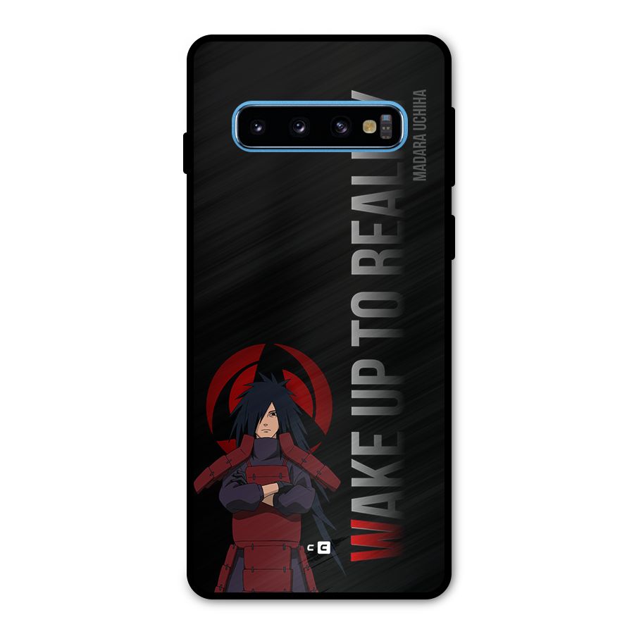 Wake Up Madara Uchiha Metal Back Case for Galaxy S10