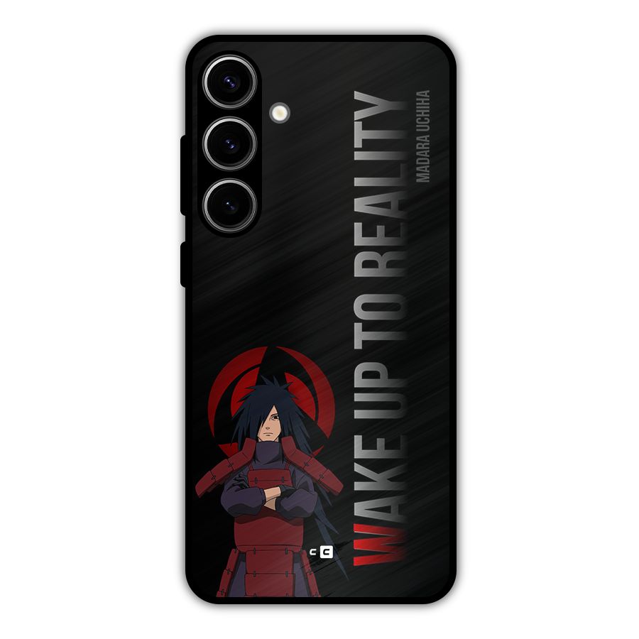 Wake Up Madara Uchiha Metal Back Case for Galaxy S24 Plus