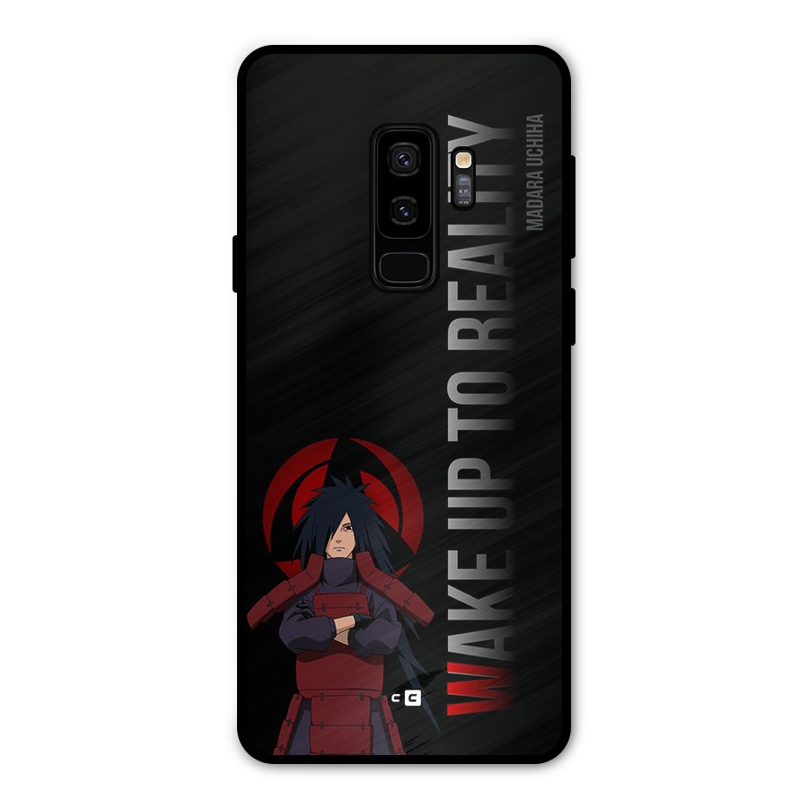 Wake Up Madara Uchiha Metal Back Case for Galaxy S9 Plus