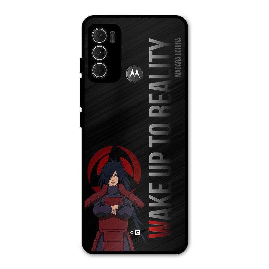 Wake Up Madara Uchiha Metal Back Case for Moto G60