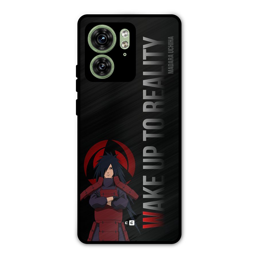 Wake Up Madara Uchiha Metal Back Case for Motorola Edge 40 5G