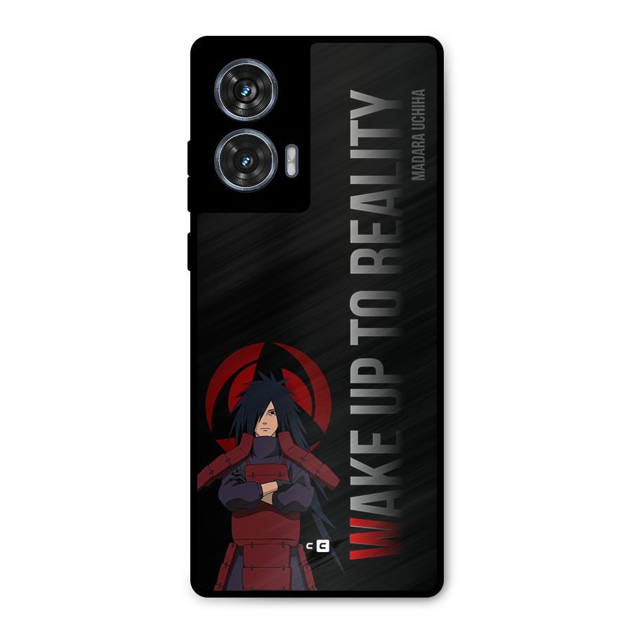 Wake Up Madara Uchiha Metal Back Case for Motorola Edge 50 Fusion