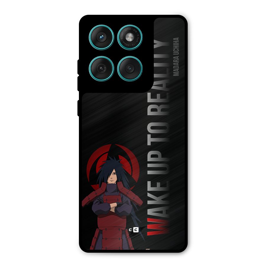 Wake Up Madara Uchiha Metal Back Case for Motorola Edge 60