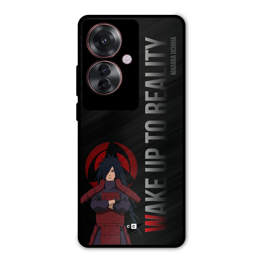 Wake Up Madara Uchiha Metal Back Case for Oppo F25 Pro