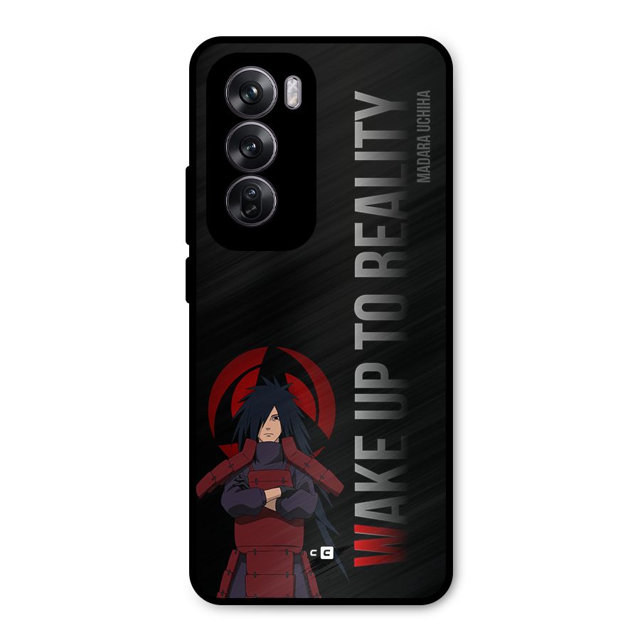 Wake Up Madara Uchiha Metal Back Case for Oppo Reno12 Pro