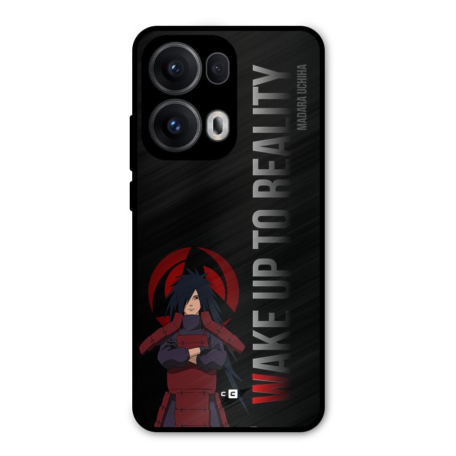 Wake Up Madara Uchiha Metal Back Case for Oppo Reno13 Pro