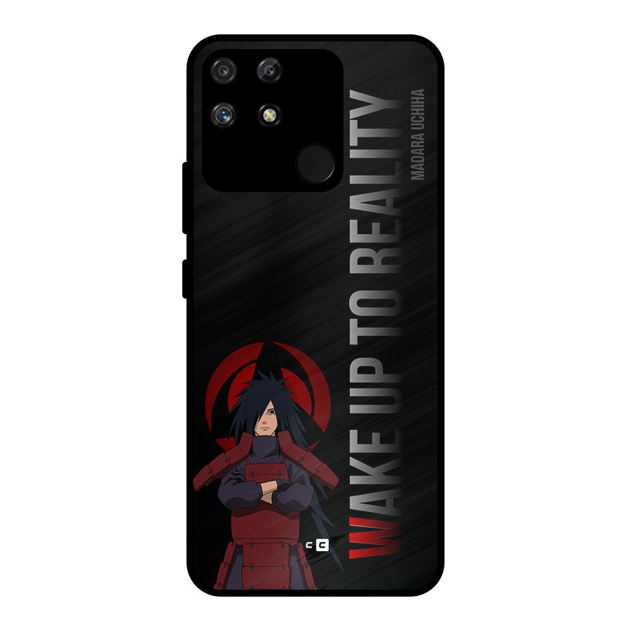 Wake Up Madara Uchiha Metal Back Case for Realme Narzo 50A