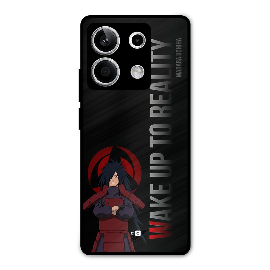 Wake Up Madara Uchiha Metal Back Case for Redmi Note 13 5G