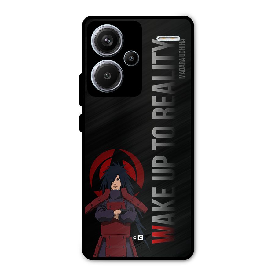 Wake Up Madara Uchiha Metal Back Case for Redmi Note 13 Pro Plus