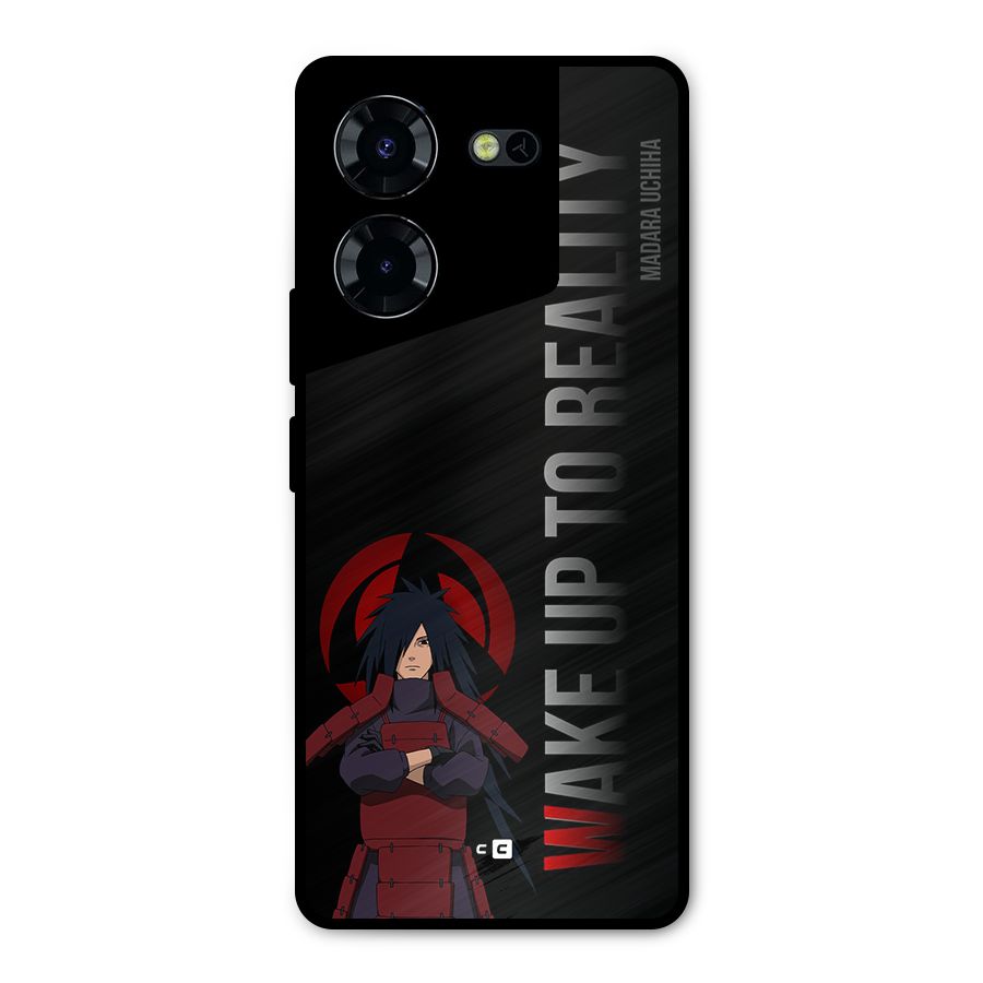 Wake Up Madara Uchiha Metal Back Case for Tecno Pova 5 Pro 5G