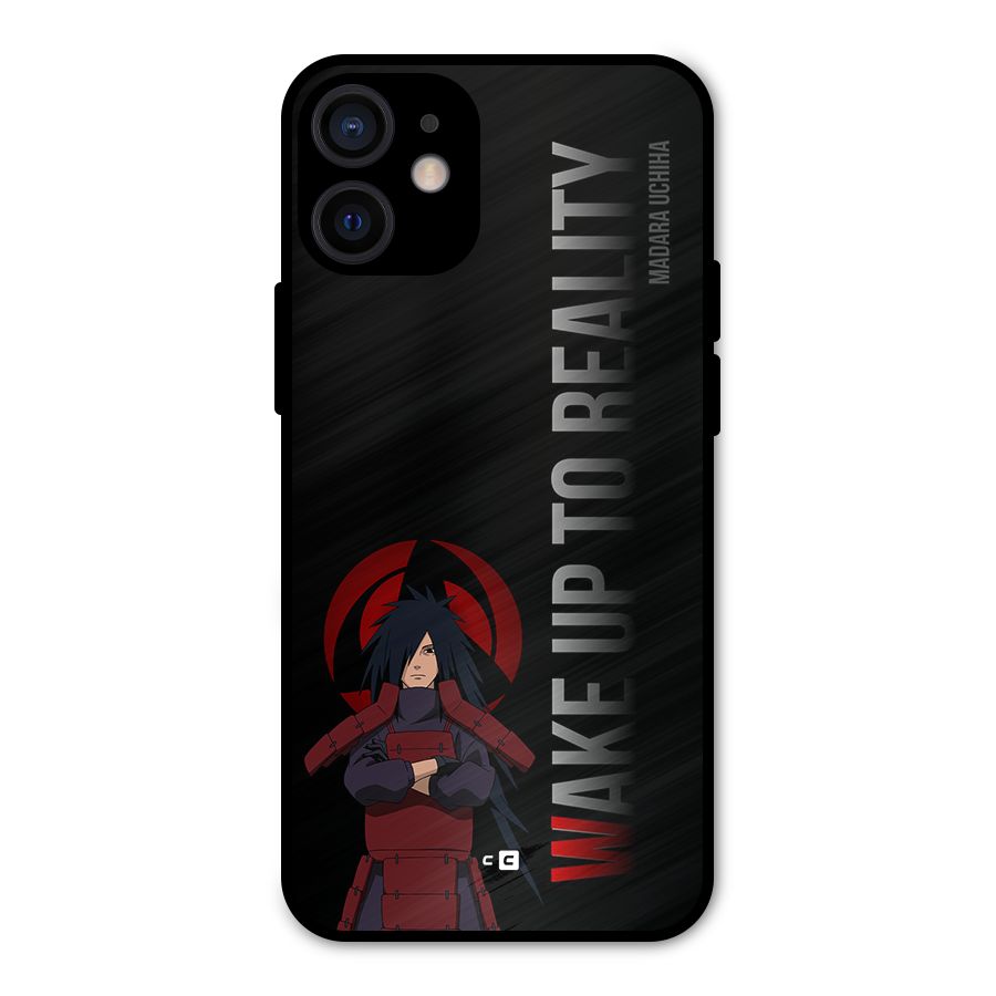 Wake Up Madara Uchiha Metal Back Case for iPhone 12 Mini