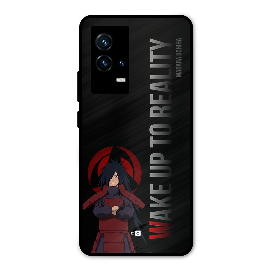 Wake Up Madara Uchiha Metal Back Case for iQOO 9 5G