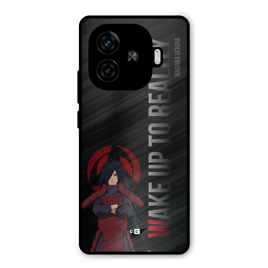 Wake Up Madara Uchiha Metal Back Case for iQOO Z9 Turbo