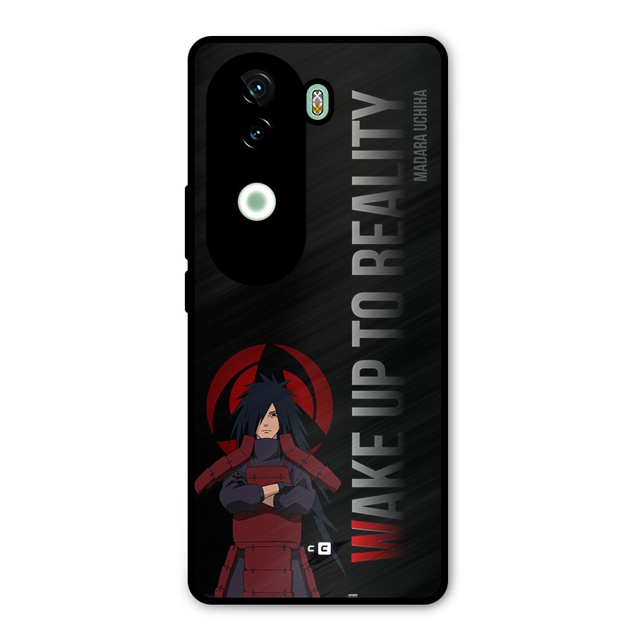 Wake Up Madara Uchiha Metal Back Case for iQOO Z9s
