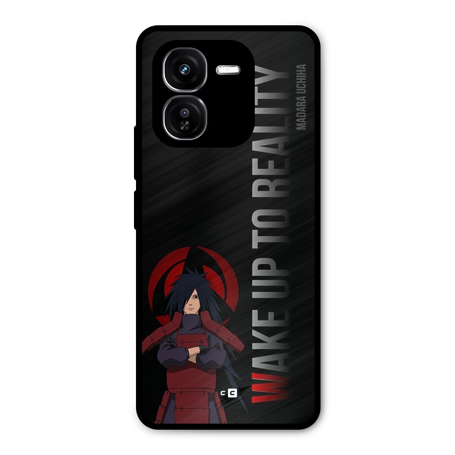 Wake Up Madara Uchiha Metal Back Case for iQOO Z9x