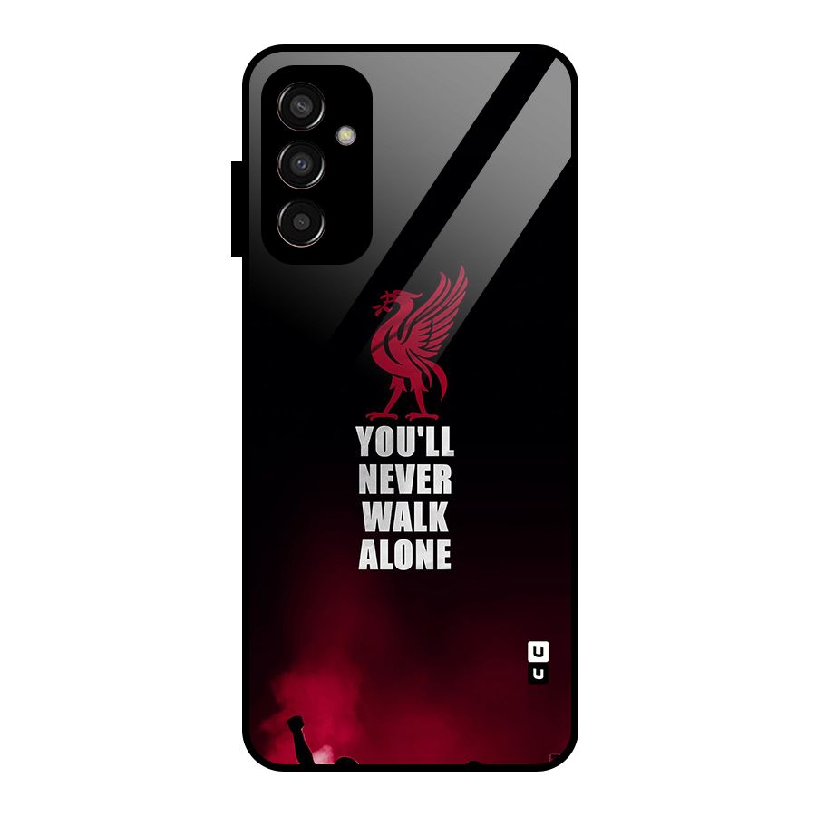 Walk Alone Glass Back Case for Galaxy F13