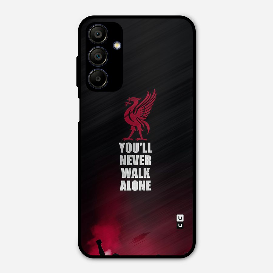 Walk Alone Metal Back Case for Galaxy A15 5G