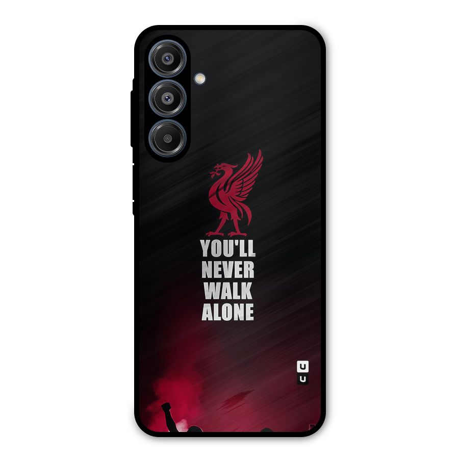 Walk Alone Metal Back Case for Galaxy A16 5G