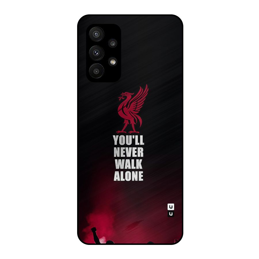 Walk Alone Metal Back Case for Galaxy A23