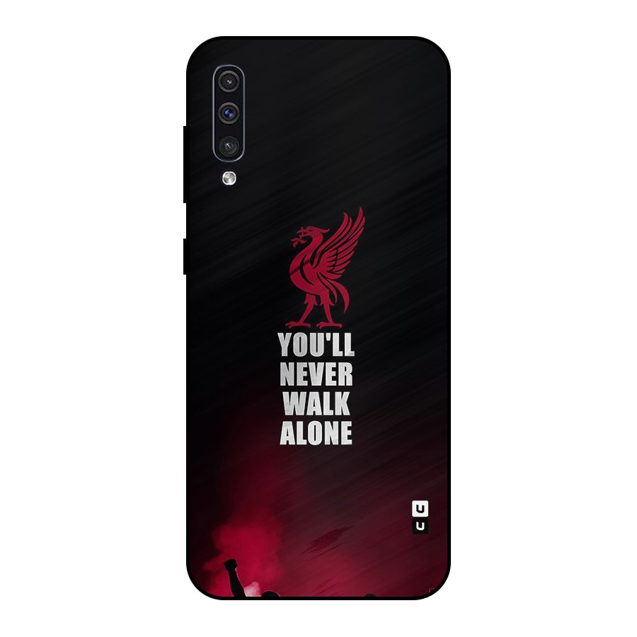 Walk Alone Metal Back Case for Galaxy A50s
