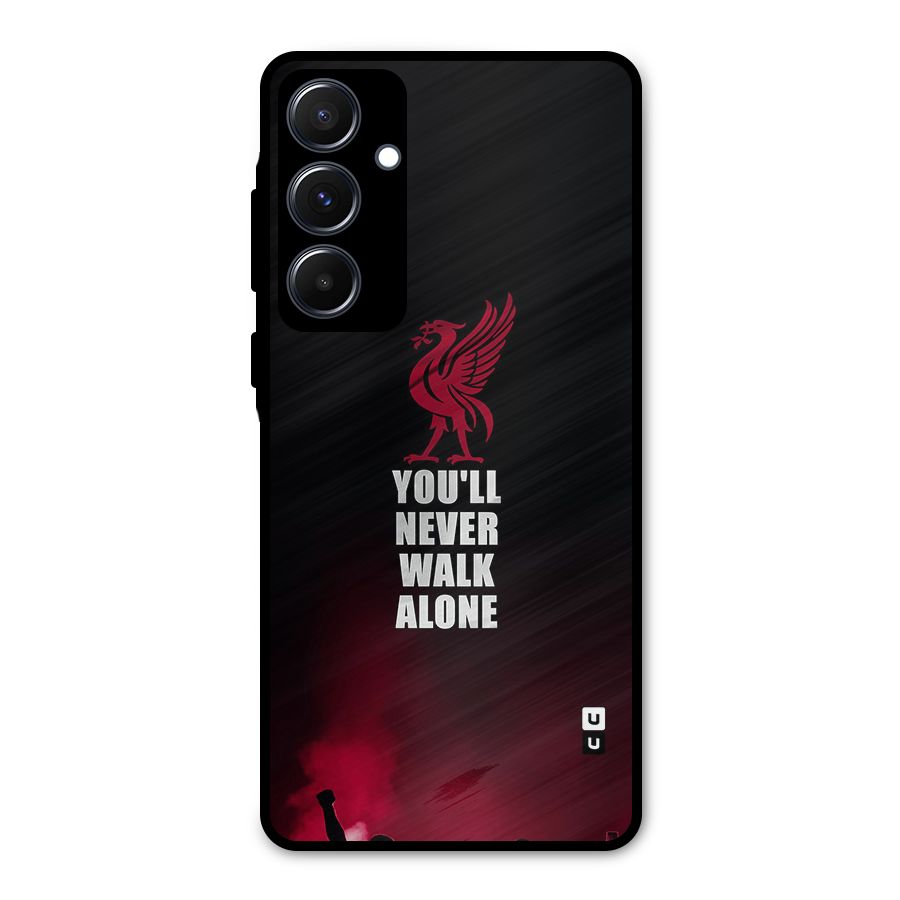 Walk Alone Metal Back Case for Galaxy A55