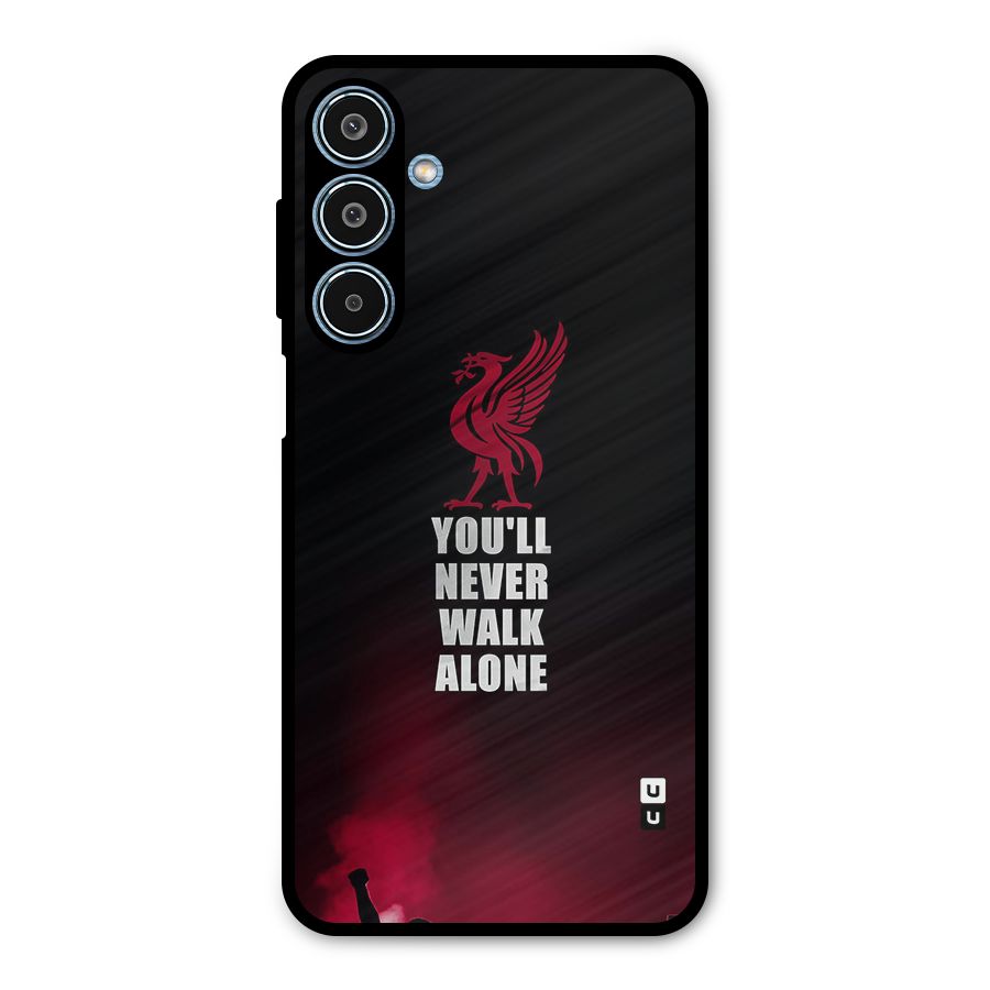 Walk Alone Metal Back Case for Galaxy M35