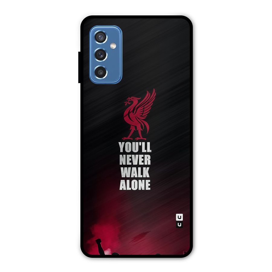 Walk Alone Metal Back Case for Galaxy M52 5G