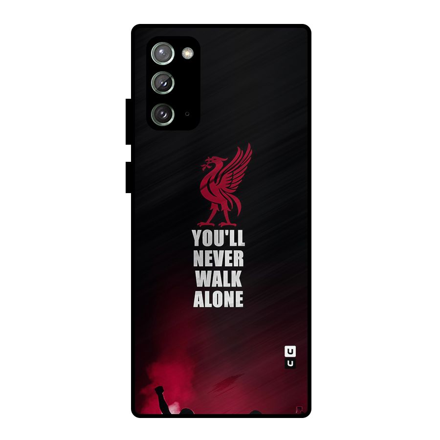 Walk Alone Metal Back Case for Galaxy Note 20