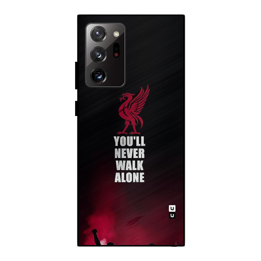 Walk Alone Metal Back Case for Galaxy Note 20 Ultra
