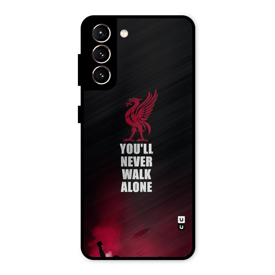 Walk Alone Metal Back Case for Galaxy S21 5G