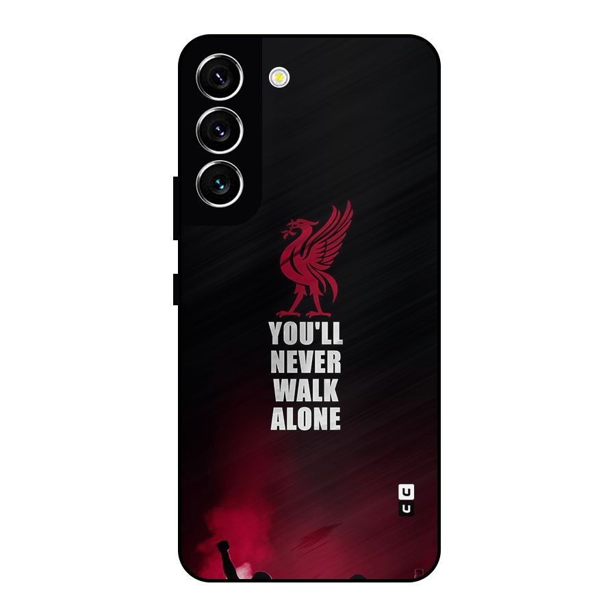 Walk Alone Metal Back Case for Galaxy S22 5G