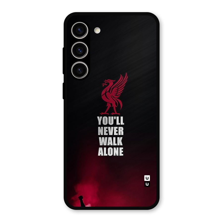 Walk Alone Metal Back Case for Galaxy S23 Plus