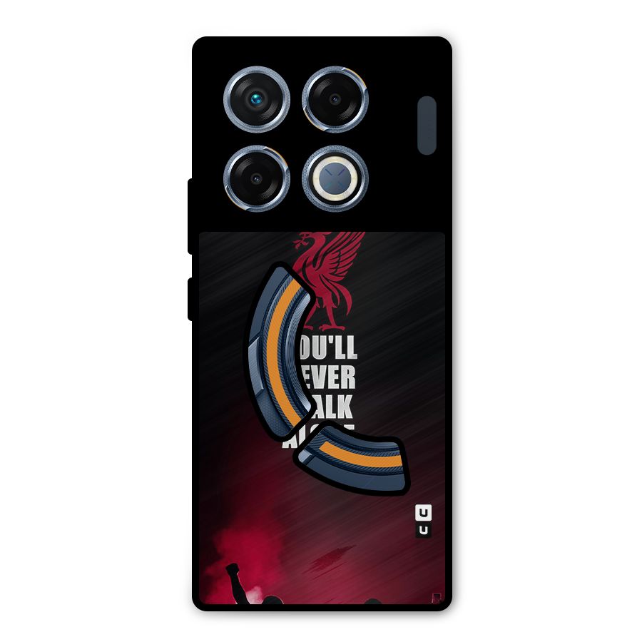 Walk Alone Metal Back Case for Infinix GT 20 Pro