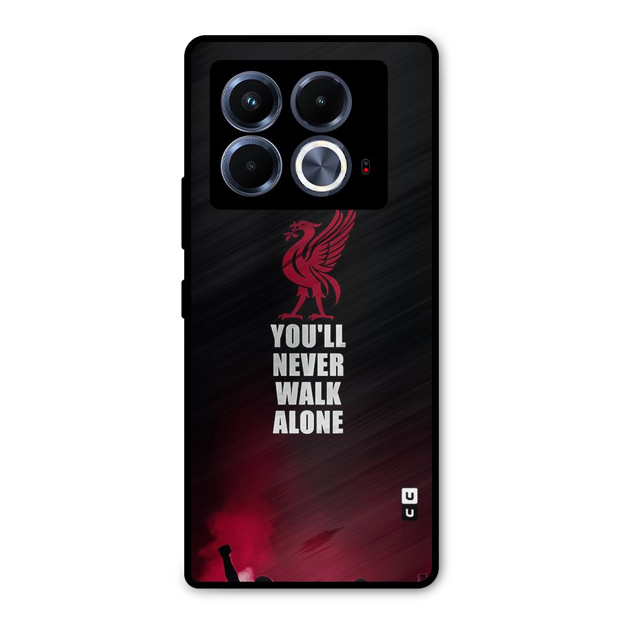 Walk Alone Metal Back Case for Infinix Note 40 5G