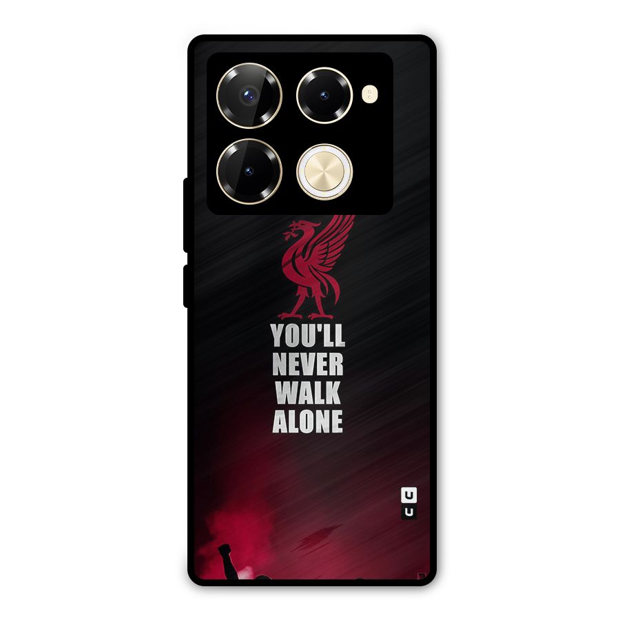 Walk Alone Metal Back Case for Infinix Note 40 Pro