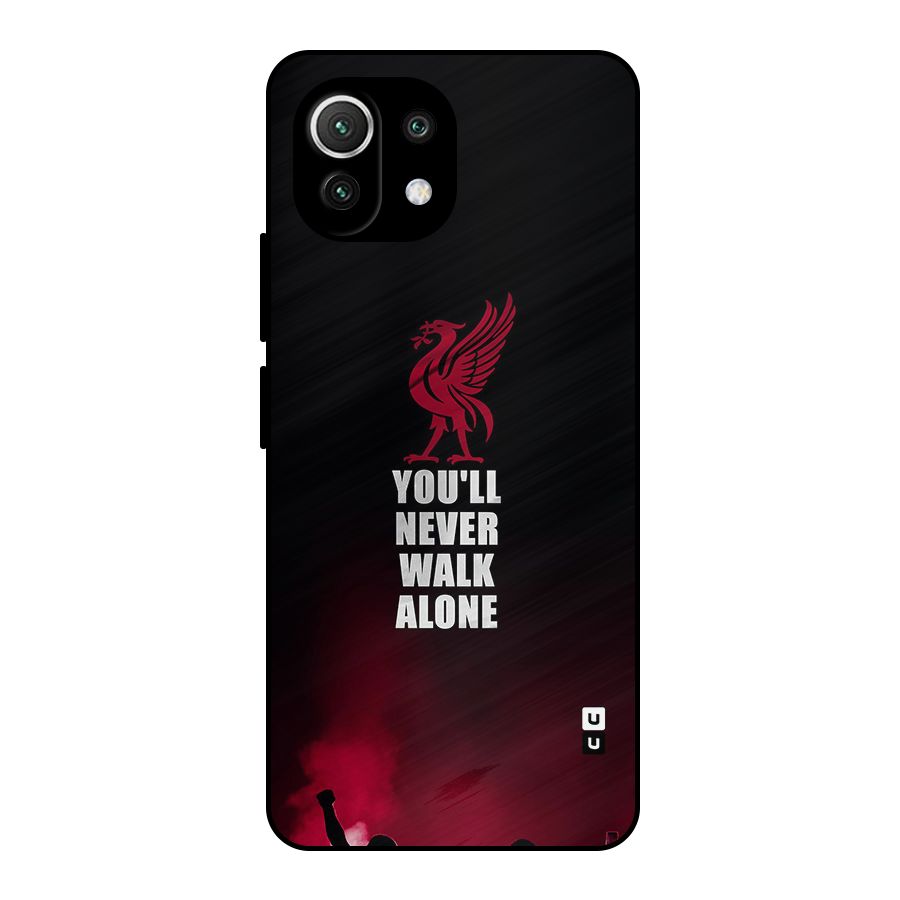 Walk Alone Metal Back Case for Mi 11 Lite NE 5G