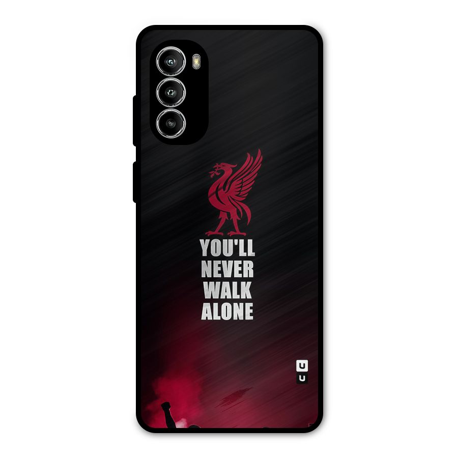 Walk Alone Metal Back Case for Moto G82