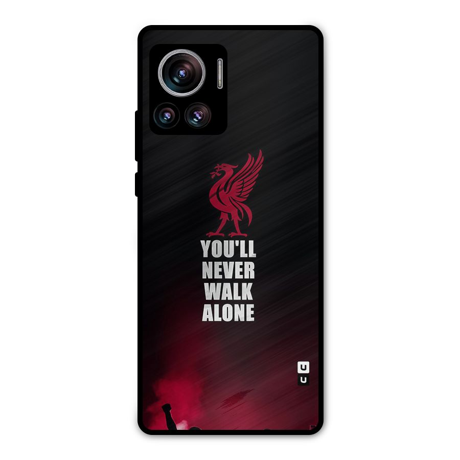 Walk Alone Metal Back Case for Motorola Edge 30 Ultra