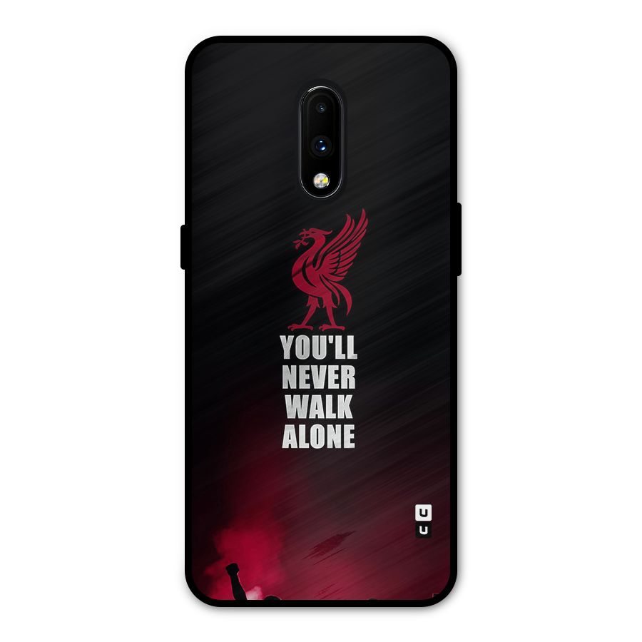 Walk Alone Metal Back Case for OnePlus 7