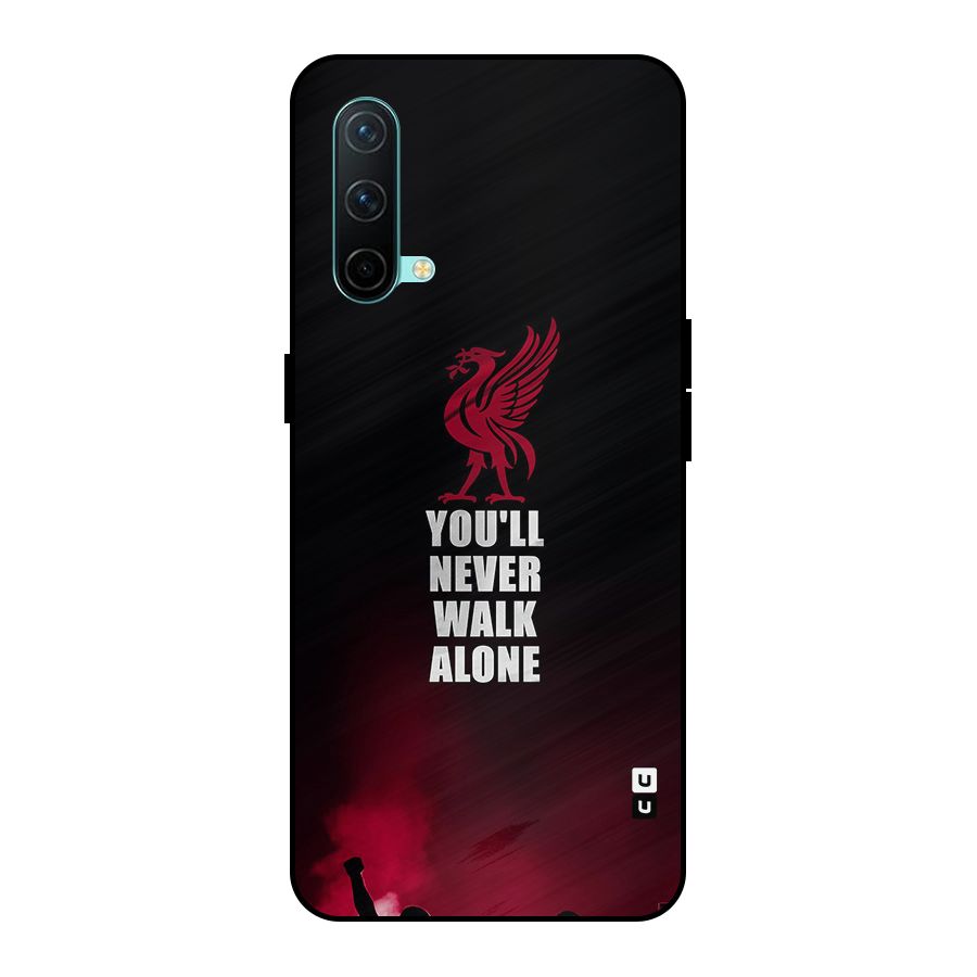 Walk Alone Metal Back Case for OnePlus Nord CE 5G