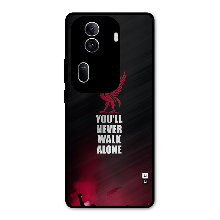 Walk Alone Metal Back Case for Oppo Reno11 Pro 5G