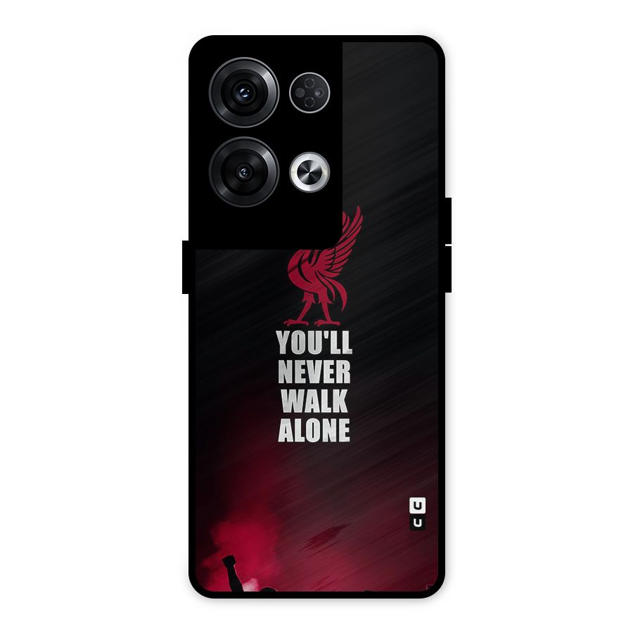Walk Alone Metal Back Case for Oppo Reno8 Pro 5G
