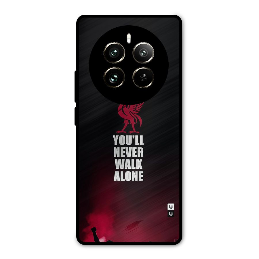 Walk Alone Metal Back Case for Realme 12 Pro