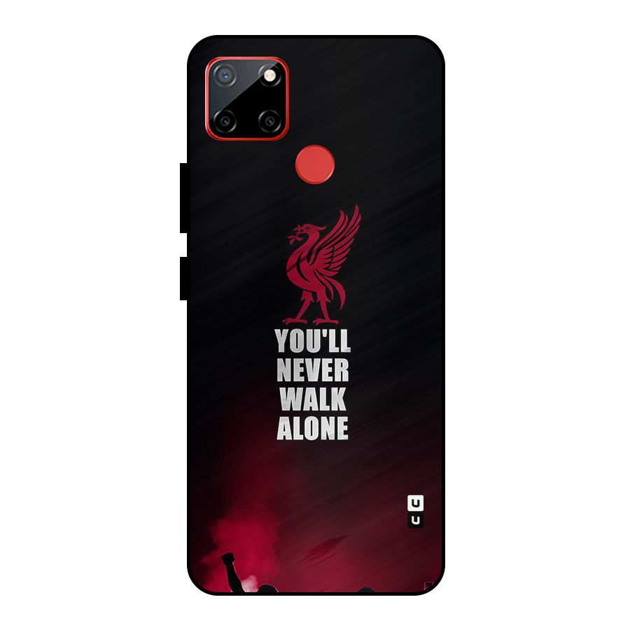 Walk Alone Metal Back Case for Realme C12