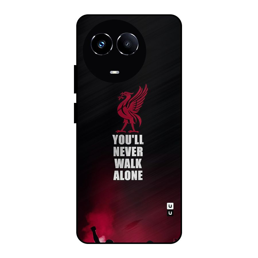 Walk Alone Metal Back Case for Realme Narzo 60X