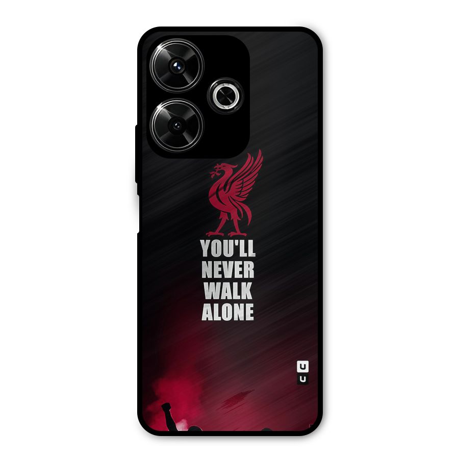 Walk Alone Metal Back Case for Redmi 13 5G