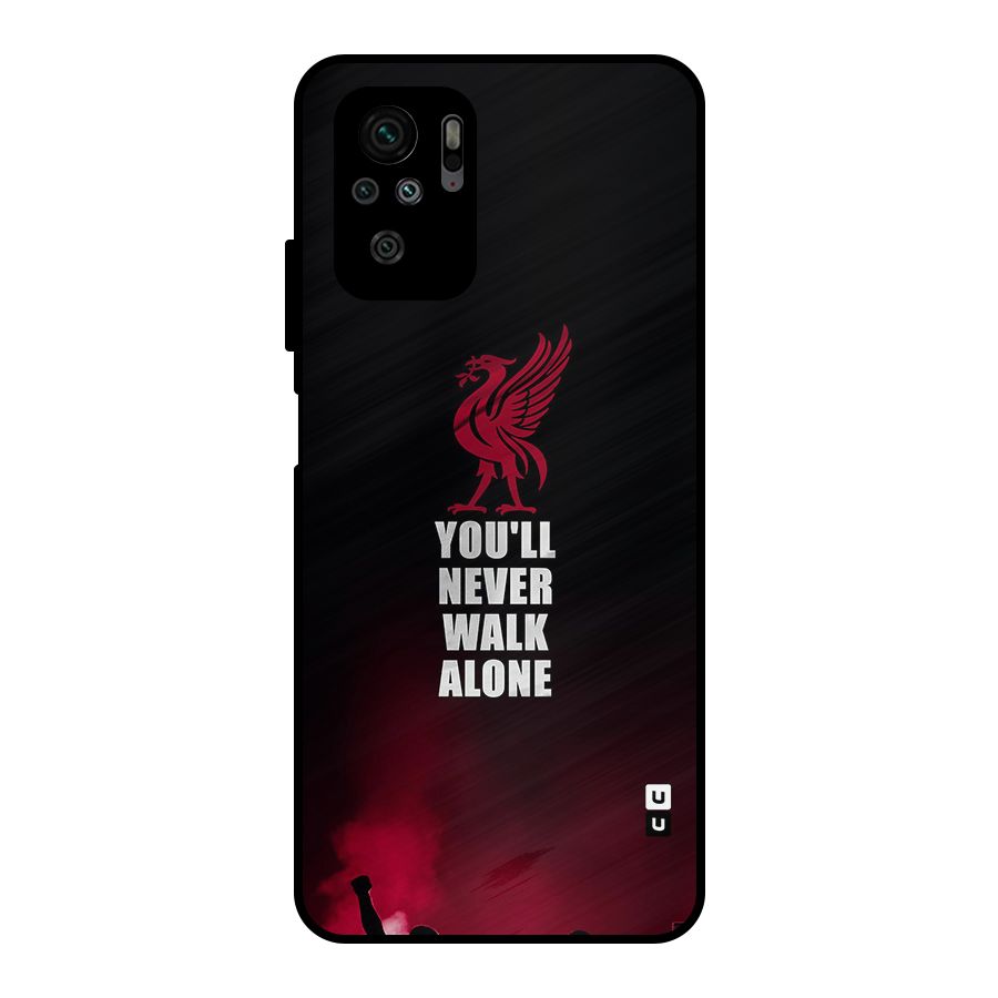 Walk Alone Metal Back Case for Redmi Note 10S